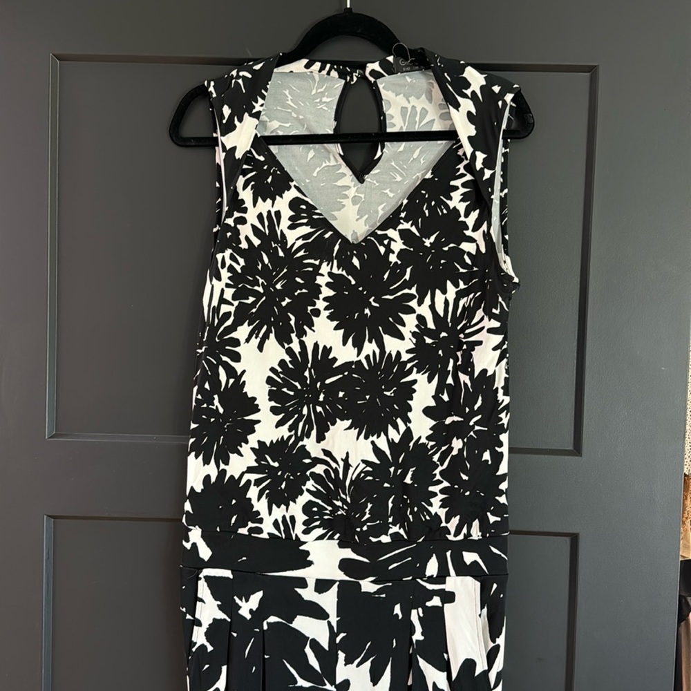 JUMPSUIT BLACK AND WHITE